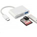 Перехідник OTG Type-C || 3 в 1 TF/SD/USB3.0