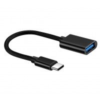 Перехідник OTG Type-C - USB2.0 || 10 см Перехідник OTG Type-C - USB2.0 || 10 см