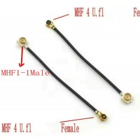 Пігтейл U.fl MHF1 male - IPX4/MHF4 female RF 1,13 || 10,0 см Пігтейл U.fl MHF1 male - IPX4/MHF4 female RF 1,13 || 10,0 см