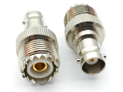Зображення Перехідник гніздо UHF - гніздо BNC у категорії BNС