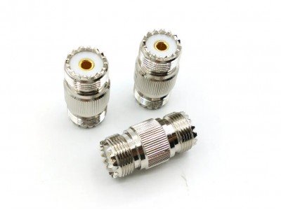 Зображення З'єднувач гніздо UHF - гніздо UHF у категорії UHF - ПЕРЕХІДНИКИ