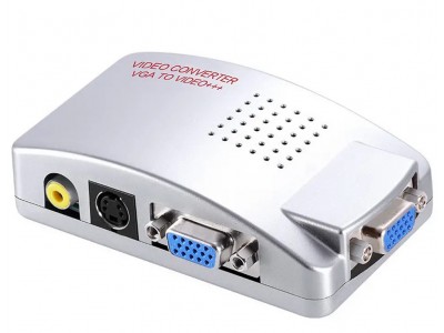 Зображення Адаптор VGA to RCA AV TV S-Video TV Signal у категорії Модулятори