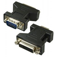 Перехідник штекер VGA - гніздо DVI (24+5)