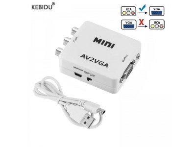 Зображення Адаптор RCA S-Video to VGA  Signal у категорії Модулятори