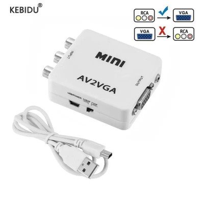 Зображення Адаптор RCA S-Video to VGA  Signal у категорії Модулятори