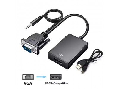 Зображення Перехідник vga to hdmi + звук TV Signal (1080p) у категорії МОДУЛЯТОРИ HDMI