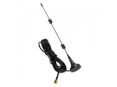Зображення Антена магнітна GSM 3G 4G || +12db RP-SMA plug 3.0 метра у категорії ОБЛАДНАННЯ ДЛЯ GSM, 3G, 4G CDMI