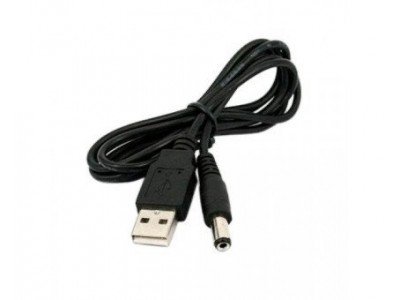 Зображення Шнур USB-А   DC 2,5х5,5мм  0,5 метра у категорії Шнури