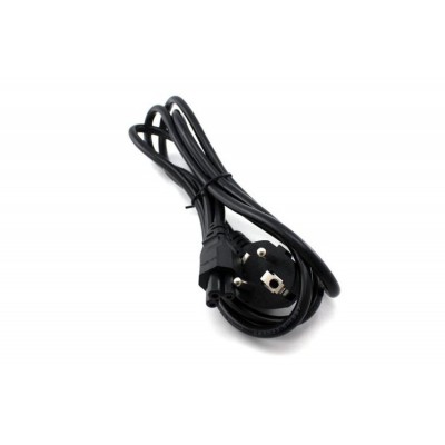 Зображення Шнур мережевий ноутбук чорний  3х0,75mm*1,2 метра у категорії Мережеві