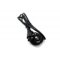 Шнур мережевий ноутбук чорний  3х0,75mm*1,2 метра