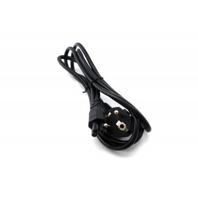 Зображення Шнур мережевий ноутбук чорний  3х0,75mm*1,2 метра у категорії Мережеві