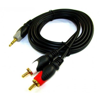 Зображення Шнур джек 3.5 - 2RCA HQ 3m у категорії Rca