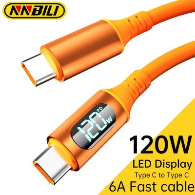 Зображення Кабель USB Type-C to Type-C || 120Вт 1.0 метра у категорії Шнур Type-C