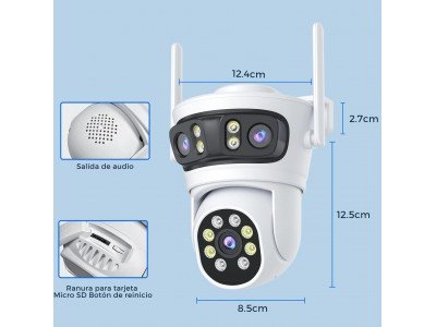 Зображення Відеокамера бінокулярна BESDER 12MP 4x у категорії ВІДЕОСПОСТЕРЕЖЕННЯ