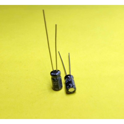 Зображення 10мкф 50в 105С || Конденсатор 4x7 у категорії КОНДЕНСАТОРИ