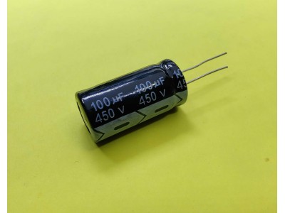 Зображення 100мкф 450в 105С || Конденсатор 18х35 у категорії КОНДЕНСАТОРИ