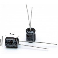 100мкф 16в 105С || Конденсатор 6.3x7