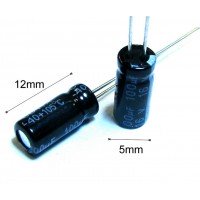 100мкф 16в 105С || Конденсатор  5x12