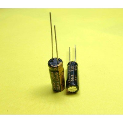 Зображення 1200мкф 10в 105С || Конденсатор 8x20 у категорії ЕЛЕКТРОЛІТИЧНІ КОНДЕНСАТОРИ