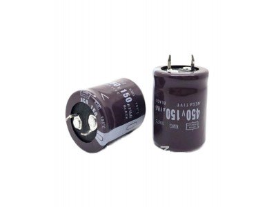 Зображення Конденсатор 150мкф*450в*105&deg;С || 25x30 у категорії КОНДЕНСАТОРИ