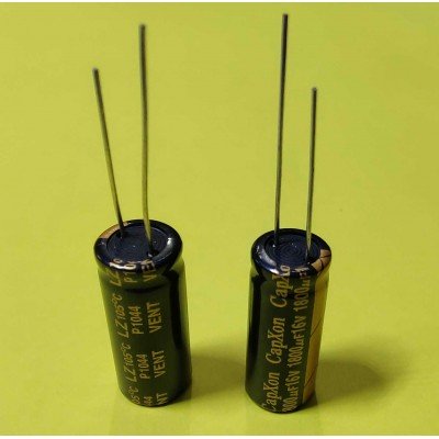 Зображення 1800мкф 16в 105&deg;C || 10х25 Конденсатор у категорії КОНДЕНСАТОРИ