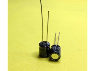 Зображення 220мкф 16в 105С || Конденсатор 6x7 у категорії КОНДЕНСАТОРИ