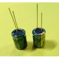 33мкф 400в 105С || конденсатор 10x18