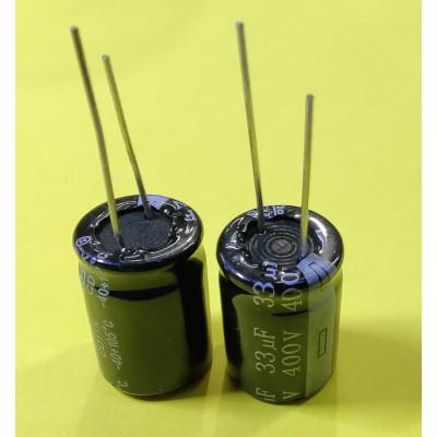 Зображення 33мкф 400в 105С || Конденсатор 16x22 у категорії КОНДЕНСАТОРИ