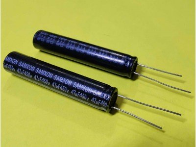 Зображення 47мкф 450в 105&deg;C ||10x50 Конденсатор у категорії КОНДЕНСАТОРИ