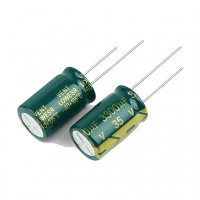 Зображення 3300мкф 35в 105С || Електролітичний конденсатор 16x35 у категорії КОНДЕНСАТОРИ