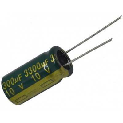3300мкф 10в 105С ||конденсатор 10x19