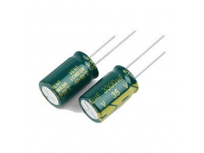 Зображення 3300мкф 35в 105С || Електролітичний конденсатор 16x35 у категорії КОНДЕНСАТОРИ