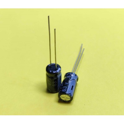 47мкф 63в 105С ||конденсатор  6x12