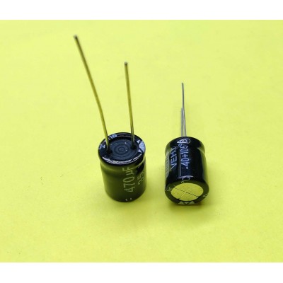 470мкф 35в 105С || Конденсатор 10х13 мм