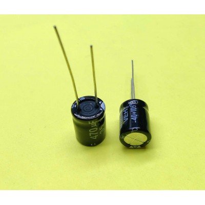 Зображення 470мкф 35в 105С || Конденсатор 10х13 мм у категорії КОНДЕНСАТОРИ