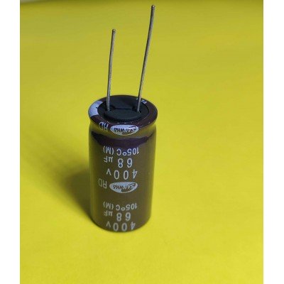 Зображення 68мкф 400в 105С || конденсатор 18x35 у категорії КОНДЕНСАТОРИ