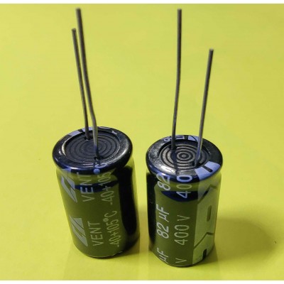 Зображення 82мкф 400в 105&deg;C || конденсатор 16x27 SD у категорії КОНДЕНСАТОРИ