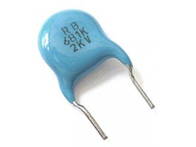 Зображення 680pF*2000V || 681 Конденсатор у категорії КОНДЕНСАТОРИ