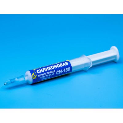 Зображення Силіконове термостійке мастило СІ-180 (60-180&deg;С) 2мл. у категорії СИЛІКОНОВЕ МАСТИЛО