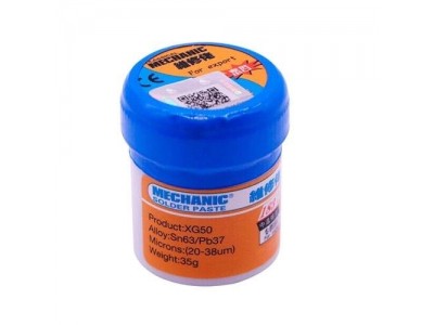 Зображення Паяльна паста Mechanic XG-50 || 35 грам у категорії Хімія