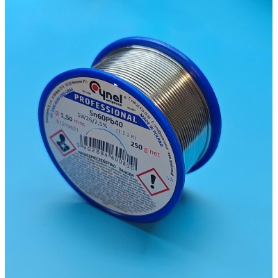 Зображення Припій Cynel 1.5mm || 250g у категорії Припій