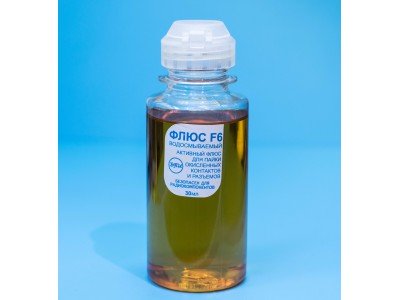 Зображення Флюс для пайки F6, (100ml) у категорії ФЛЮС,ПАСТА
