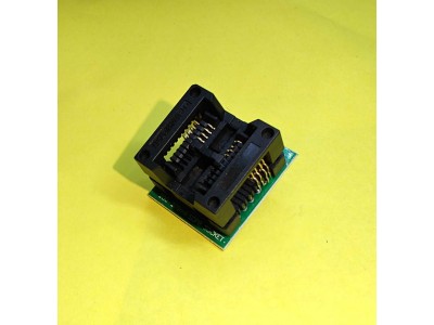 Зображення Адаптер SOIC8 - DIP8 || OTS-20-1.27-01 200mil x 2.54mm у категорії ПАНЕЛЬКИ