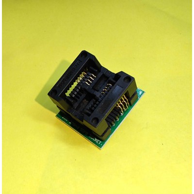 Зображення Адаптер SOIC8 - DIP8 || OTS-20-1.27-01 200mil x 2.54mm у категорії ПАНЕЛЬКИ