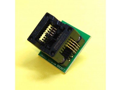 Зображення Адаптер SOP8 - DIP8 || OTS-16-03 150mil x 2.54mm у категорії ПАНЕЛЬКИ