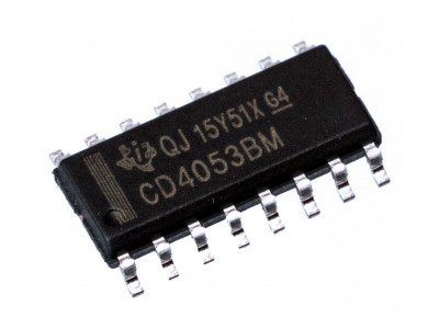 Зображення CD4053BM || Потрійний двоканальний мультиплексор SOP-16 у категорії Cd