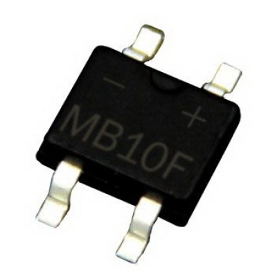 Зображення MB10F  || Діодний міст  0.8A 1000V у категорії ДІОДНІ МОСТИ