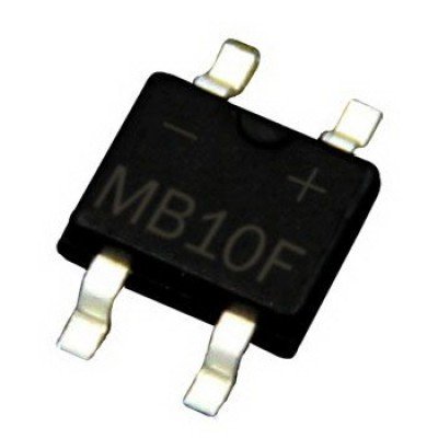 Зображення MB10F  || Діодний міст  0.8A 1000V у категорії ДІОДНІ МОСТИ