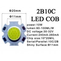 Світлодіодний модуль 2B10C 10W 6000K Світлодіодний модуль 2B10C 10W 6000K