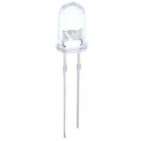 Світлодіод 5.0 mm || білий 3.0 вольт Світлодіод 5.0 mm || білий 3.0 вольт